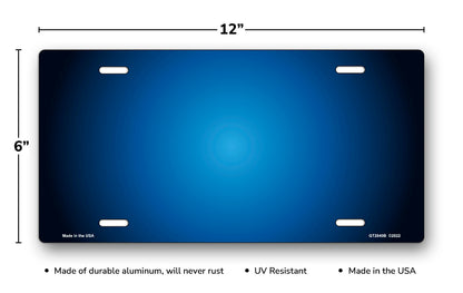 Blue Ringer License Plate