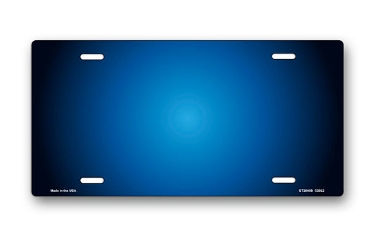 Blue Ringer License Plate