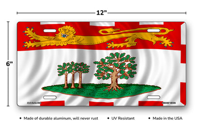 Flag of Prince Edward Island License Plate