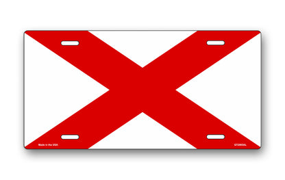 Alabama State Flag License Plate