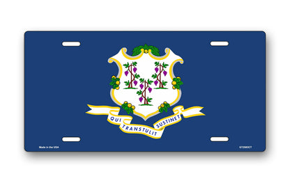 Connecticut State Flag License Plate