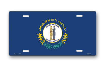 Kentucky State Flag License Plate