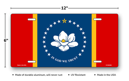 Mississippi State Flag License Plate