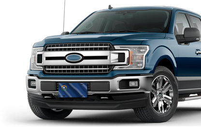 Wavy Nevada State Flag License Plate