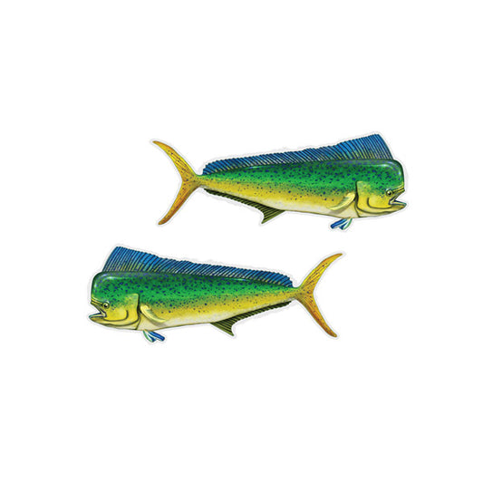 Mahi Mini Profile Fish Decals