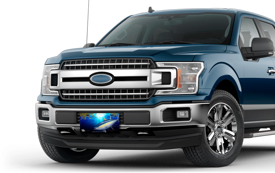 Salty Bones Tuna License Plate